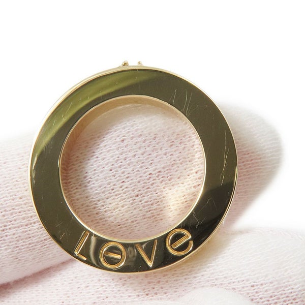 カルティエ ネックレス LOVE サークル ネックレス パヴェ ダイヤモンド 54P 計0.34ct K18YGイエローゴールド B7058400 ラブ ペンダント