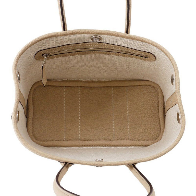 エルメス トートバッグ ネオ・ガーデン 23 ガーデンパーティ トレンチ/シルバー金具 ネゴンダ K刻印