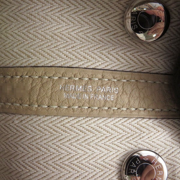 エルメス トートバッグ ネオ・ガーデン 23 ガーデンパーティ トレンチ/シルバー金具 ネゴンダ K刻印