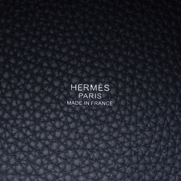 エルメス ハンドバッグ ピコタンロックPM ブルーニュイ/シルバー金具 トリヨンクレマンス K刻印 HERMES トートバッグ