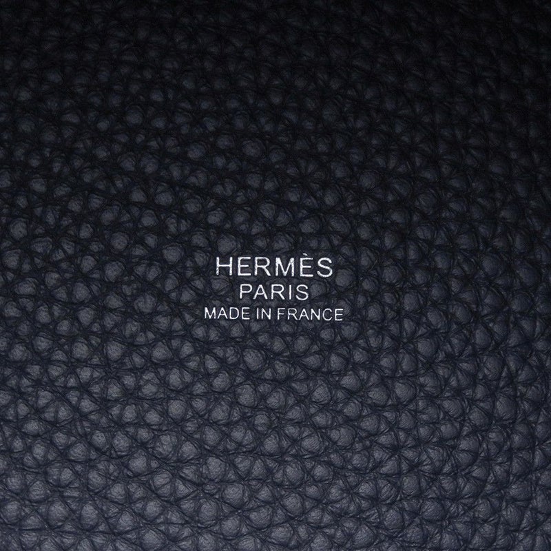 エルメス ハンドバッグ ピコタンロックPM ブルーニュイ/シルバー金具 トリヨンクレマンス K刻印 HERMES トートバッグ