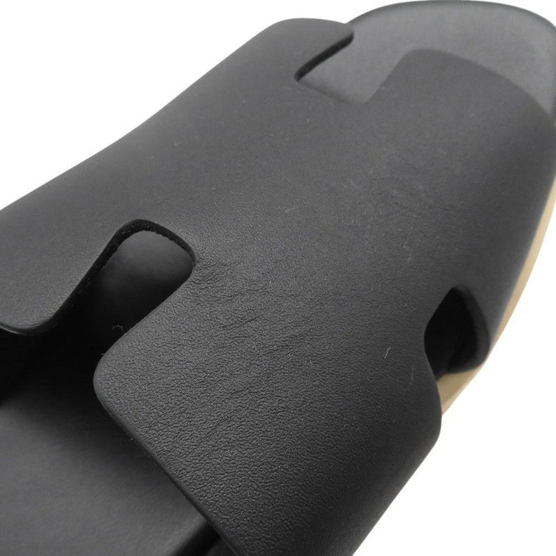 エルメス サンダル エズ 30 Eze カーフレザー レディースサイズ36 HERMES 靴 黒