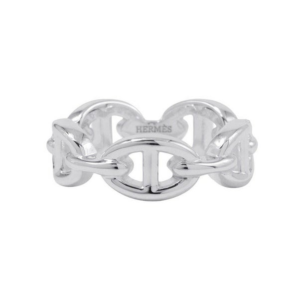 エルメス リング シェーヌダンクル アンシェネPM Enchainee SV925シルバー リングサイズ52 HERMES ジュエリー