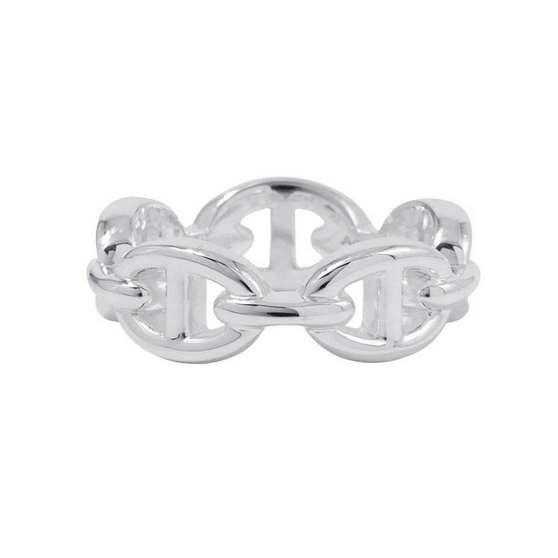 エルメス リング シェーヌダンクル アンシェネPM Enchainee SV925シルバー リングサイズ52 HERMES ジュエリー