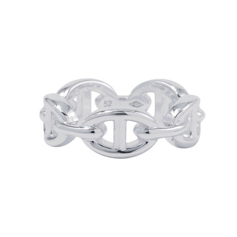 エルメス リング シェーヌダンクル アンシェネPM Enchainee SV925シルバー リングサイズ52 HERMES ジュエリー