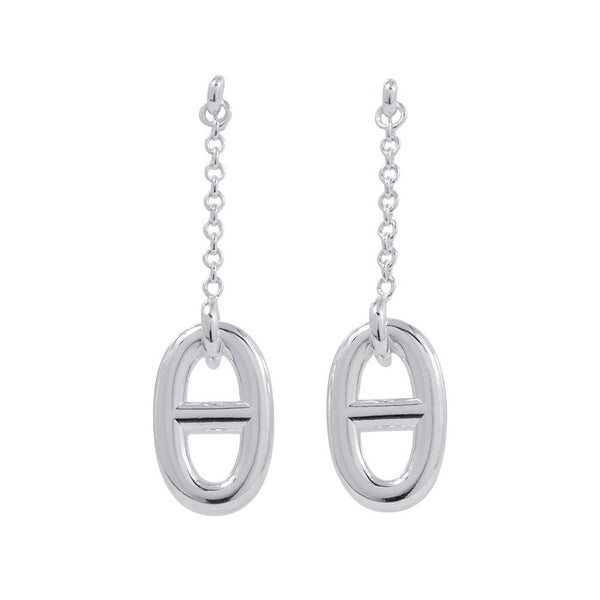 エルメス ピアス シェーヌダンクル ファランドール MM SV925シルバー HERMES ジュエリー