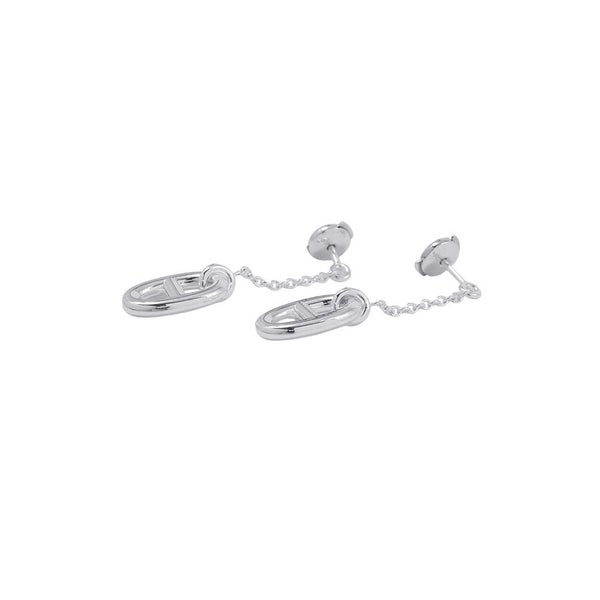 エルメス ピアス シェーヌダンクル ファランドール MM SV925シルバー HERMES ジュエリー