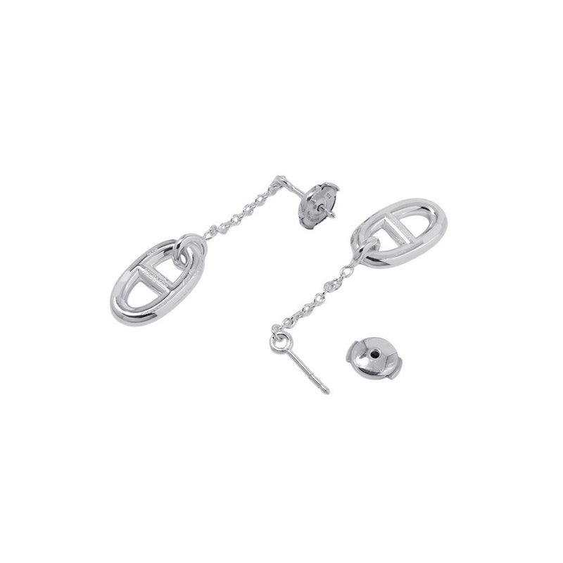 エルメス ピアス シェーヌダンクル ファランドール MM SV925シルバー HERMES ジュエリー