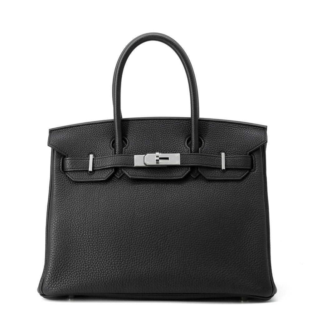 エルメス バーキン30 ブラック/シルバー金具 トゴ Z刻印 HERMES Birkin