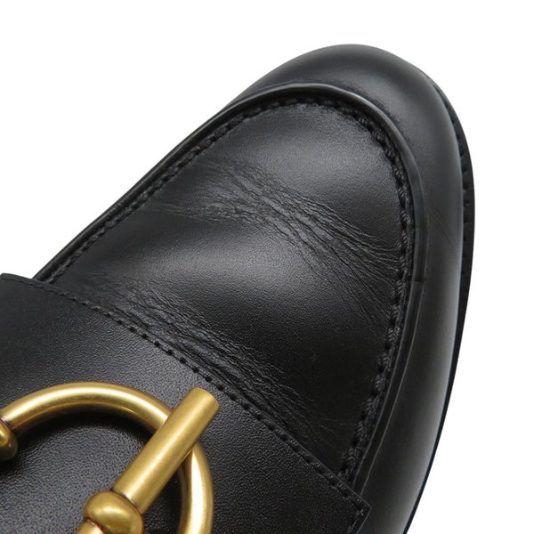 エルメス モカシン インパクト カーフレザー レディースサイズ36 1/2 HERMES 靴 黒