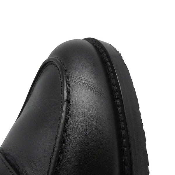 エルメス モカシン インパクト カーフレザー レディースサイズ36 1/2 HERMES 靴 黒