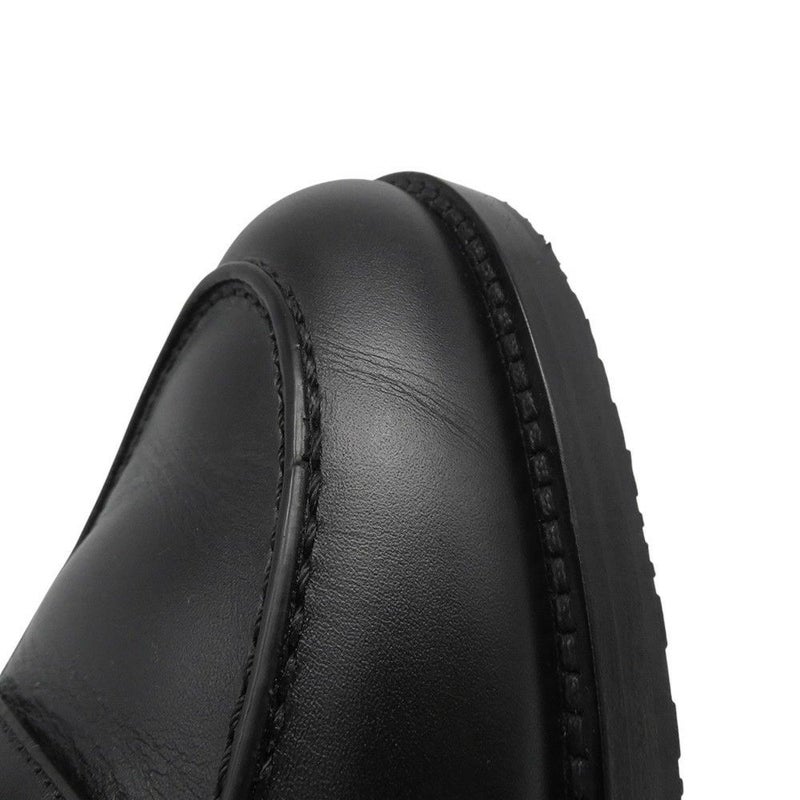 エルメス モカシン インパクト カーフレザー レディースサイズ36 1/2 HERMES 靴 黒