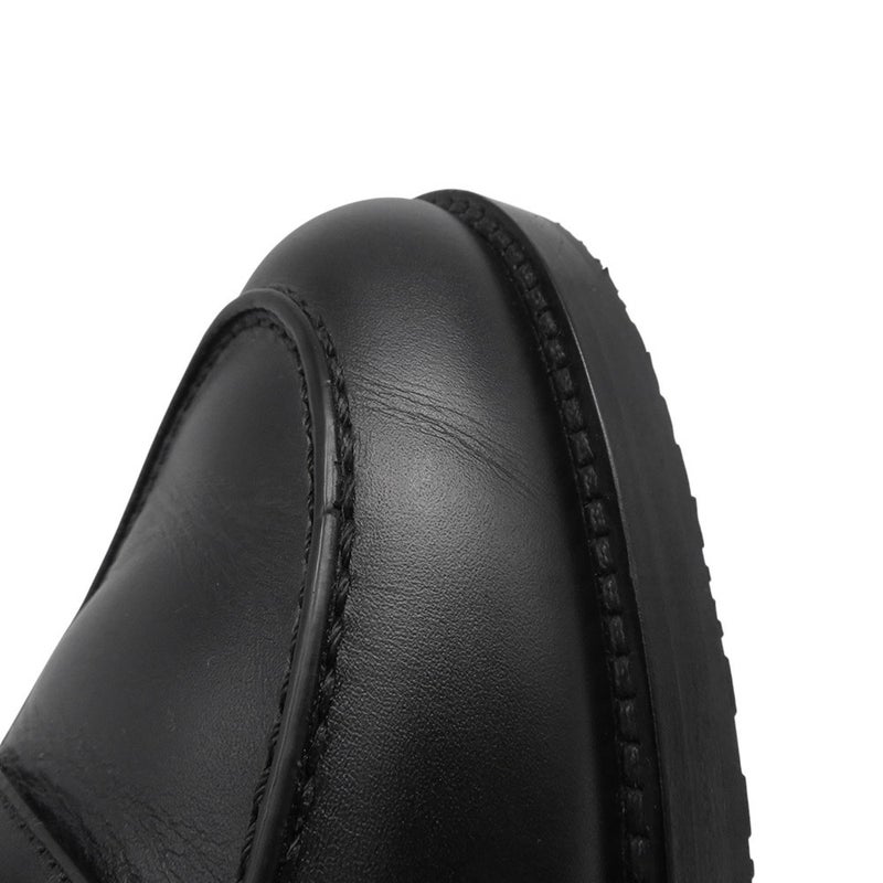 エルメス モカシン インパクト カーフレザー レディースサイズ36 1/2 HERMES 靴 黒
