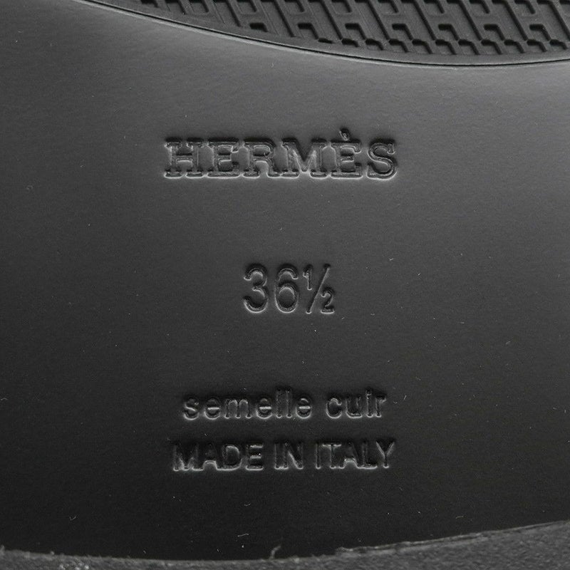 エルメス モカシン インパクト カーフレザー レディースサイズ36 1/2 HERMES 靴 黒