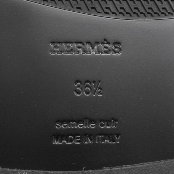 エルメス モカシン インパクト カーフレザー レディースサイズ36 1/2 HERMES 靴 黒