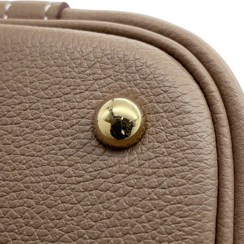 エルメス ボリード1923 25 エトゥープ/ゴールド金具 エバーカラー K刻印 2wayショルダー