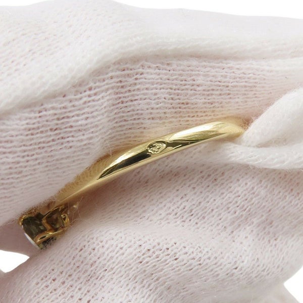 ヴァンクリ フォリ デ プレ リング ダイヤ 15P 計約1.26ct/マルチカラーサファイア 7P 計約2.71ct K18YG サイズ約14号