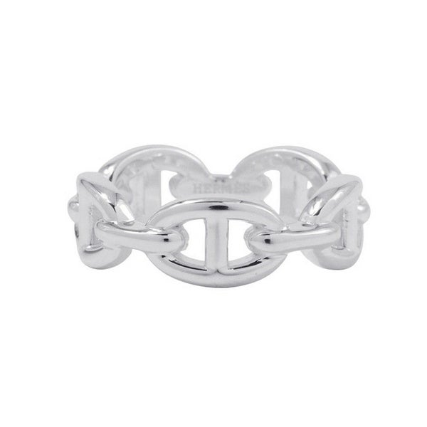 エルメス リング シェーヌダンクル アンシェネPM Enchainee SV925シルバー リングサイズ57 HERMES ジュエリー