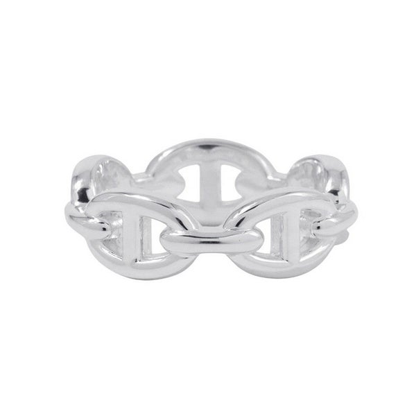 エルメス リング シェーヌダンクル アンシェネPM Enchainee SV925シルバー リングサイズ57 HERMES ジュエリー