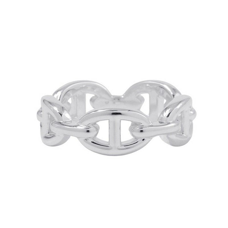 エルメス リング シェーヌダンクル アンシェネPM Enchainee SV925シルバー リングサイズ57 HERMES ジュエリー