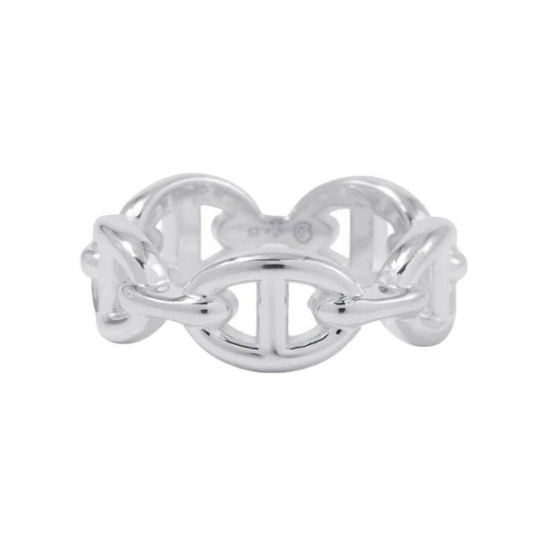 エルメス リング シェーヌダンクル アンシェネPM Enchainee SV925シルバー リングサイズ53 HERMES ジュエリー