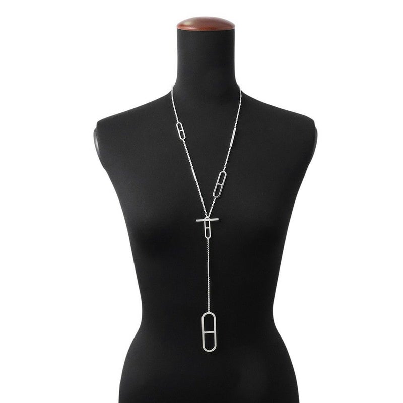 エルメス ネックレス エヴァーシェーヌダンクル サイズ80 SV925シルバー HERMES ロングネックレス ジュエリー