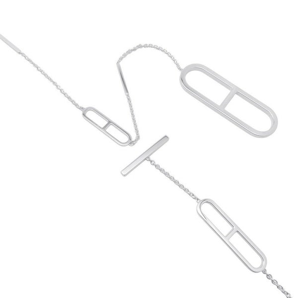 エルメス ネックレス エヴァーシェーヌダンクル サイズ80 SV925シルバー HERMES ロングネックレス ジュエリー