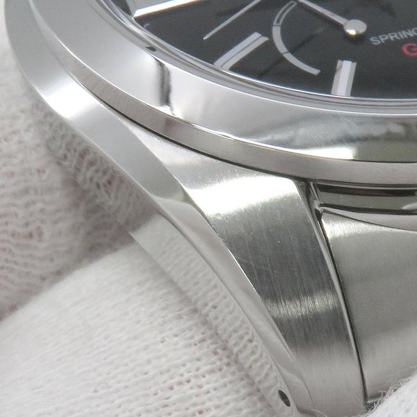 セイコー グランドセイコー ヘリテージコレクション スプリングドライブ GMT SBGE211 黒文字盤