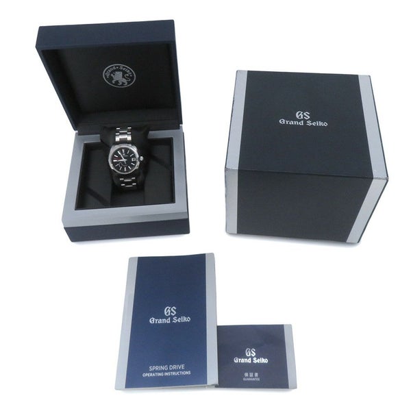 セイコー グランドセイコー ヘリテージコレクション スプリングドライブ GMT SBGE211 黒文字盤
