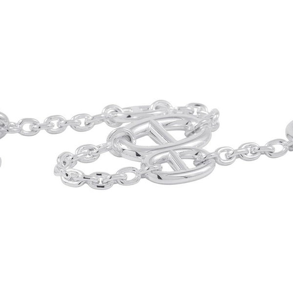 エルメス ブレスレット シェーヌダンクル ファランドール SV925シルバー サイズST HERMES ジュエリー