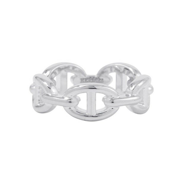 エルメス リング シェーヌダンクル アンシェネPM Enchainee SV925シルバー リングサイズ55 HERMES ジュエリー