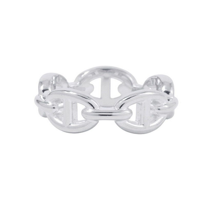 エルメス リング シェーヌダンクル アンシェネPM Enchainee SV925シルバー リングサイズ55 HERMES ジュエリー