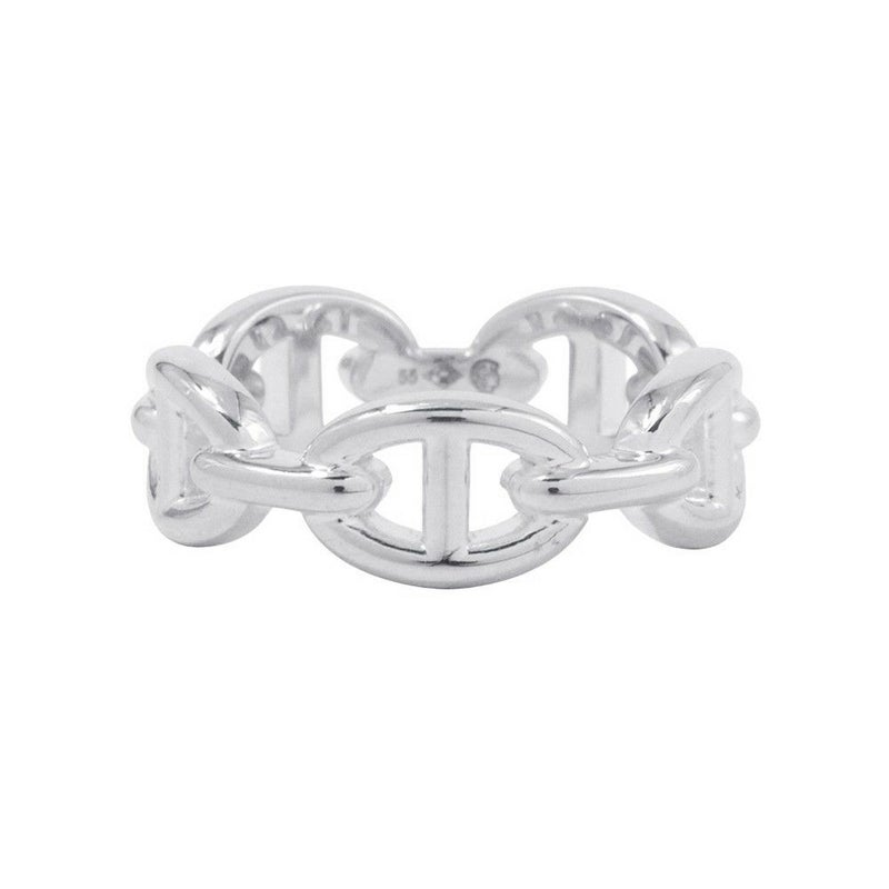 エルメス リング シェーヌダンクル アンシェネPM Enchainee SV925シルバー リングサイズ55 HERMES ジュエリー