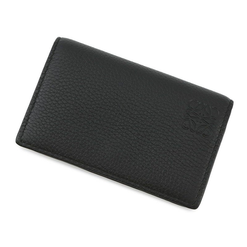 ロエベ カードケース アナグラム ビジネスカードホルダー ソフトグレインカーフレザー C660M97X05 LOEWE 財布 黒