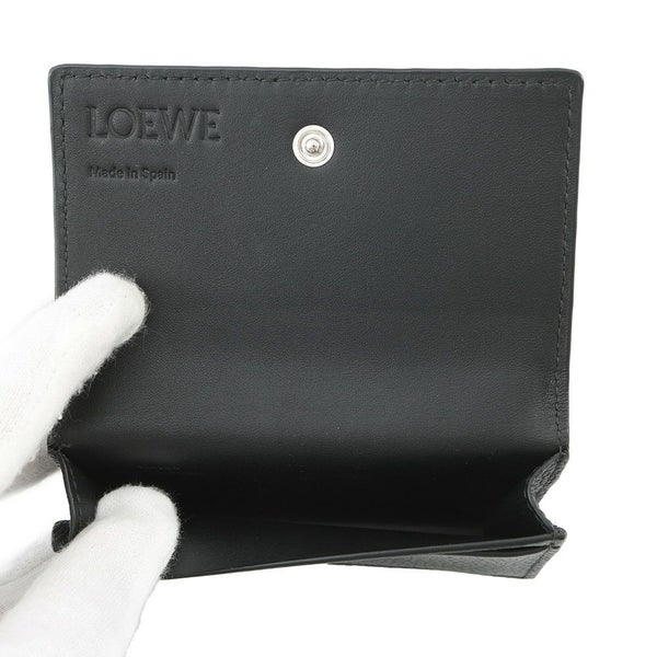 ロエベ カードケース アナグラム ビジネスカードホルダー ソフトグレインカーフレザー C660M97X05 LOEWE 財布 黒