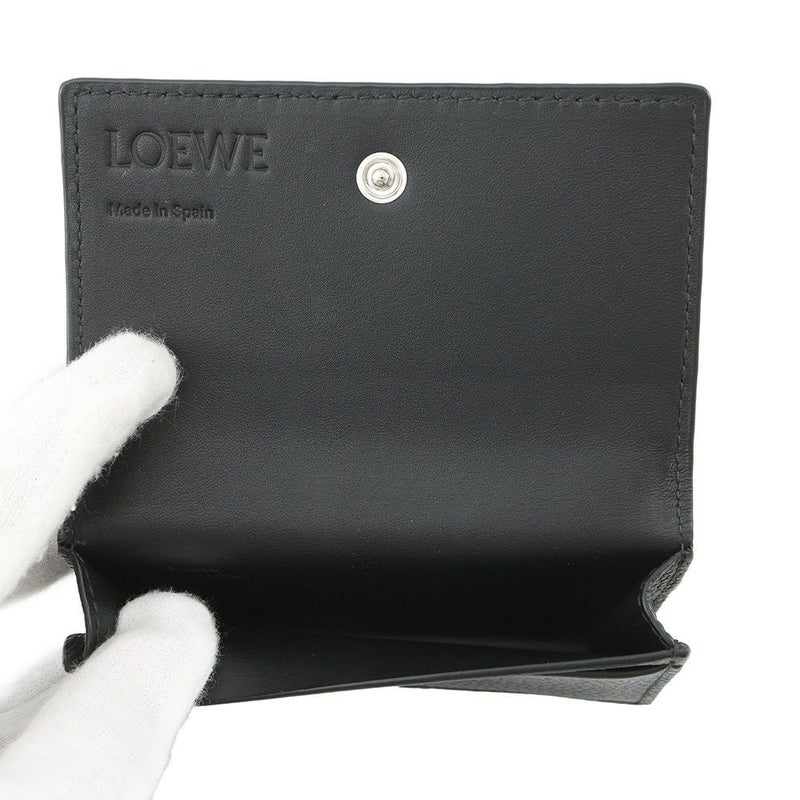 ロエベ カードケース アナグラム ビジネスカードホルダー ソフトグレインカーフレザー C660M97X05 LOEWE 財布 黒