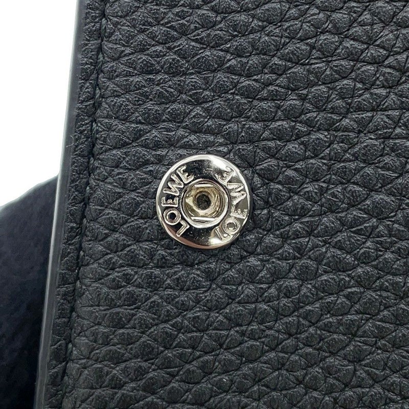 ロエベ カードケース アナグラム ビジネスカードホルダー ソフトグレインカーフレザー C660M97X05 LOEWE 財布 黒