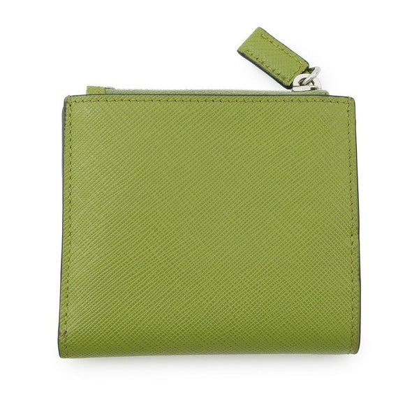 プラダ 二つ折り財布 サフィアーノ トライアングルロゴ 2ML049 PRADA 日本限定カラー