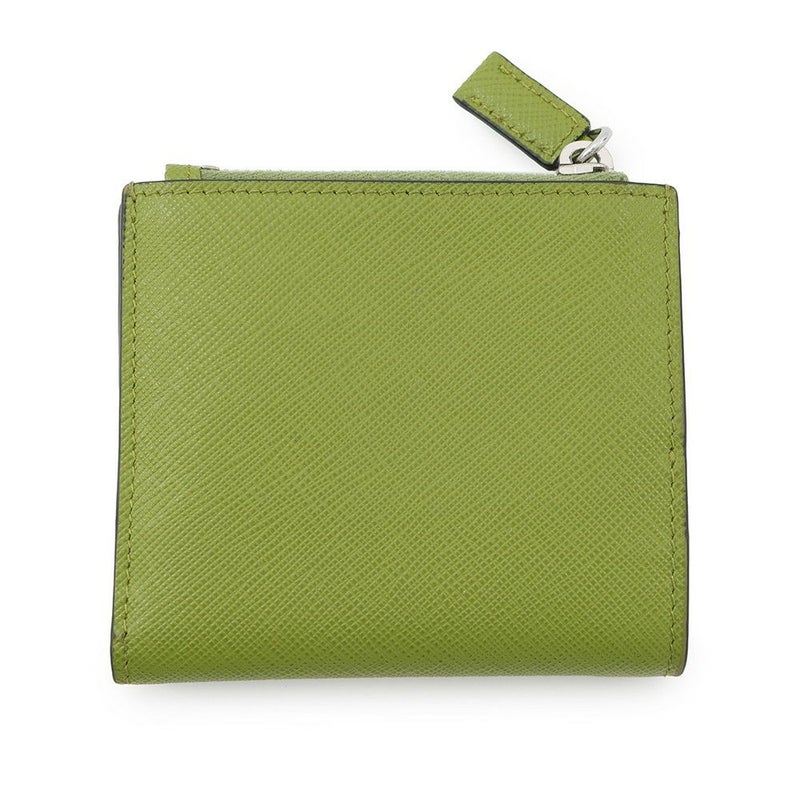 プラダ 二つ折り財布 サフィアーノ トライアングルロゴ 2ML049 PRADA 日本限定カラー