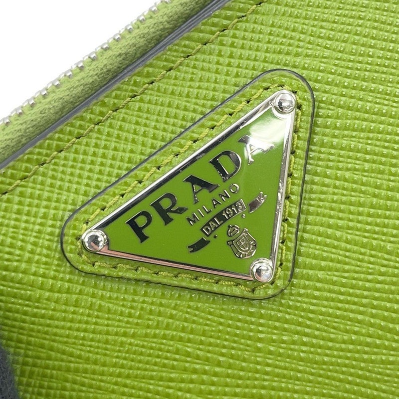 プラダ 二つ折り財布 サフィアーノ トライアングルロゴ 2ML049 PRADA 日本限定カラー
