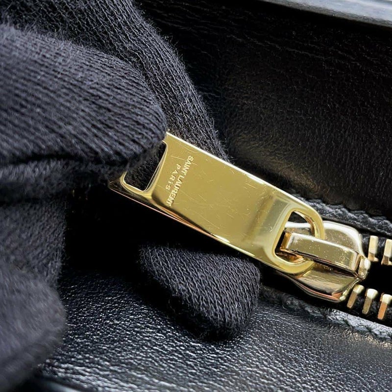 サンローランパリ ハンドバッグ ベイビーカバス 568853 SAINT LAURENT PARIS バッグ 2wayショルダーバッグ 黒