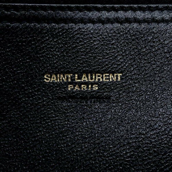 サンローランパリ トートバッグ ホーボーバッグ レザー 635266 SAINT LAURENT PARIS 2wayショルダー ポーチ付き 黒