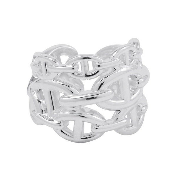 エルメス リング シェーヌダンクル アンシェネGM Enchainee SV925シルバー リングサイズ58 HERMES 指輪