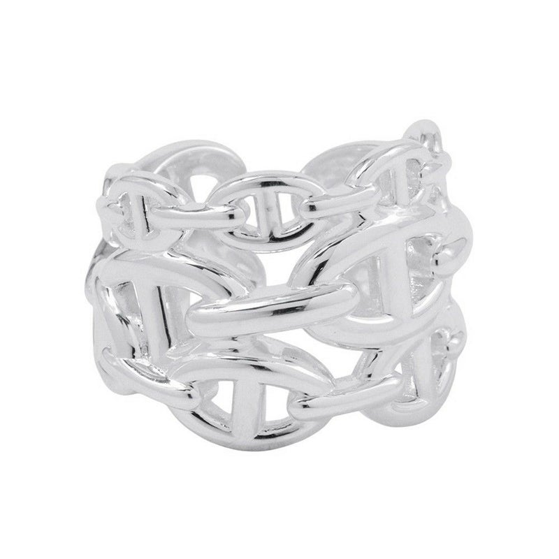 エルメス リング シェーヌダンクル アンシェネGM Enchainee SV925シルバー リングサイズ58 HERMES 指輪