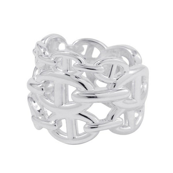 エルメス リング シェーヌダンクル アンシェネGM Enchainee SV925シルバー リングサイズ58 HERMES 指輪