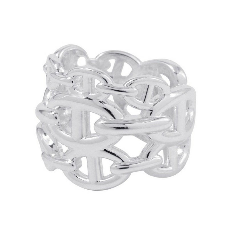 エルメス リング シェーヌダンクル アンシェネGM Enchainee SV925シルバー リングサイズ58 HERMES 指輪