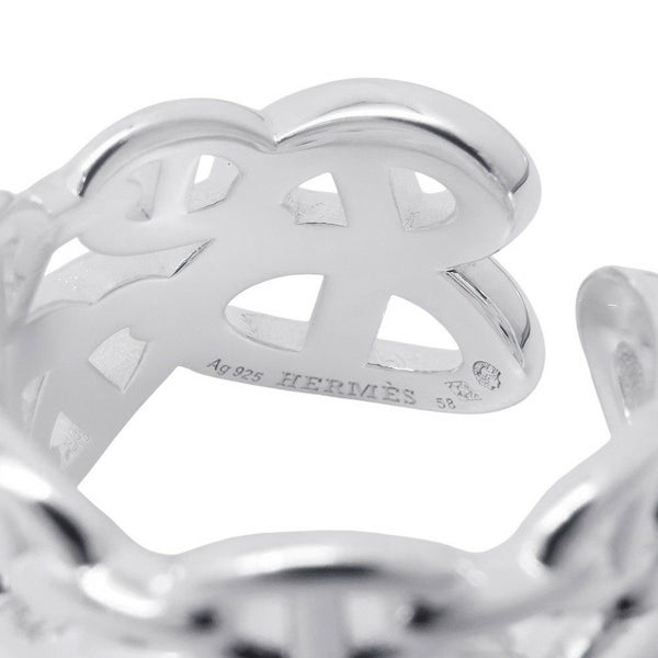 エルメス リング シェーヌダンクル アンシェネGM Enchainee SV925シルバー リングサイズ58 HERMES 指輪