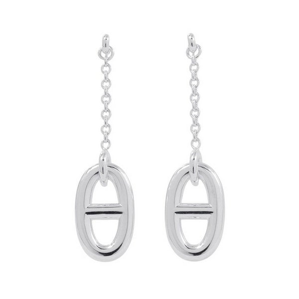 エルメス ピアス シェーヌダンクル ファランドール SV925シルバー HERMES ジュエリー アクセサリー