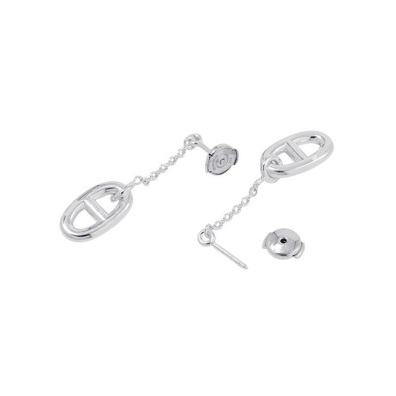 エルメス ピアス シェーヌダンクル ファランドール SV925シルバー HERMES ジュエリー アクセサリー