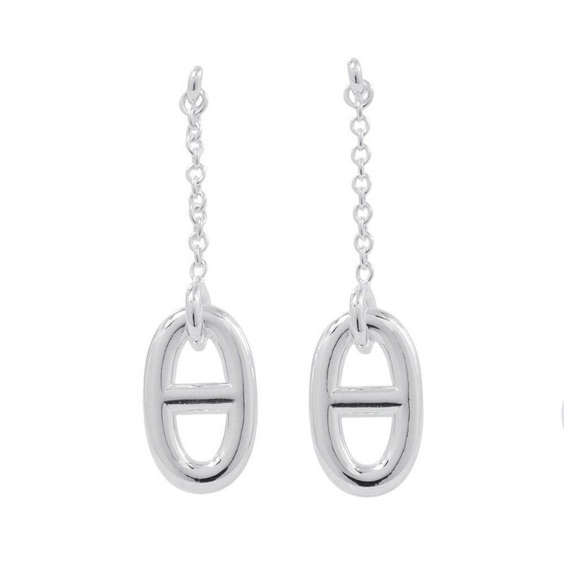 エルメス ピアス シェーヌダンクル ファランドール SV925シルバー HERMES ジュエリー アクセサリー